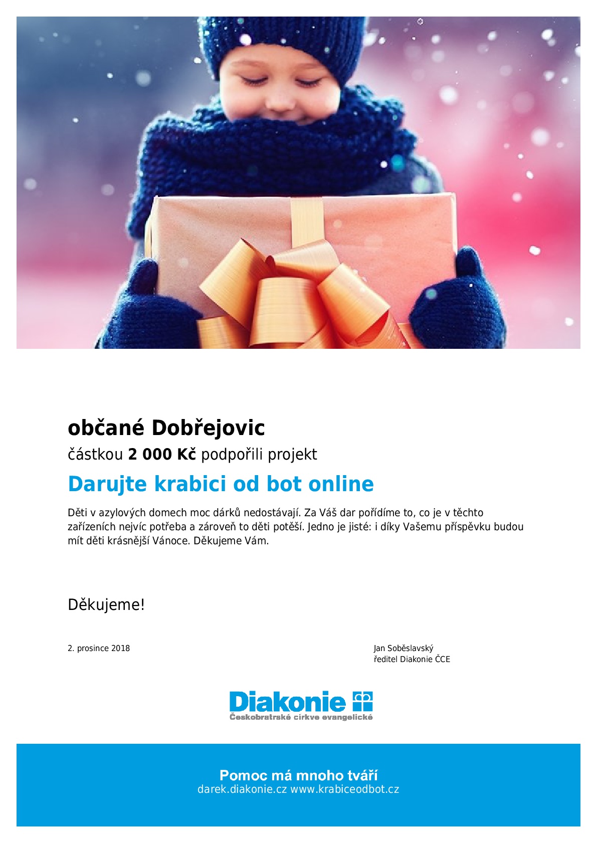 Dobřejovice opět pomáhaly